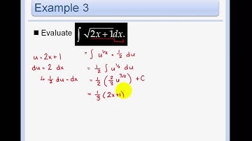 5.5 - The Substitution Rule