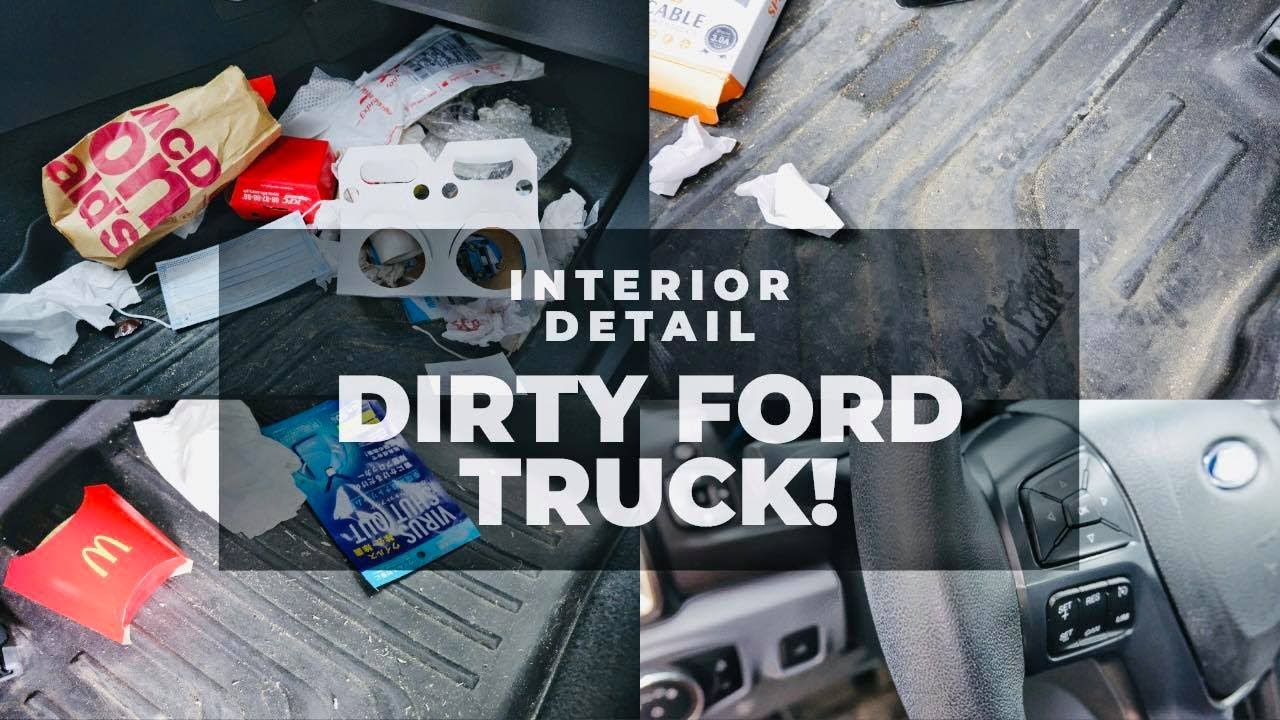 Dirty Ford Truck! Interior Detailing Car Detailing YouTube