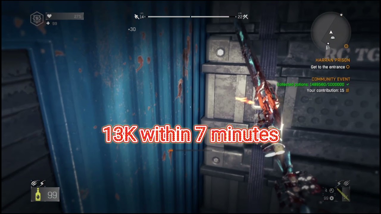 Dying Light Agility Level Glitch 13K Per 7 Minutes {Requires