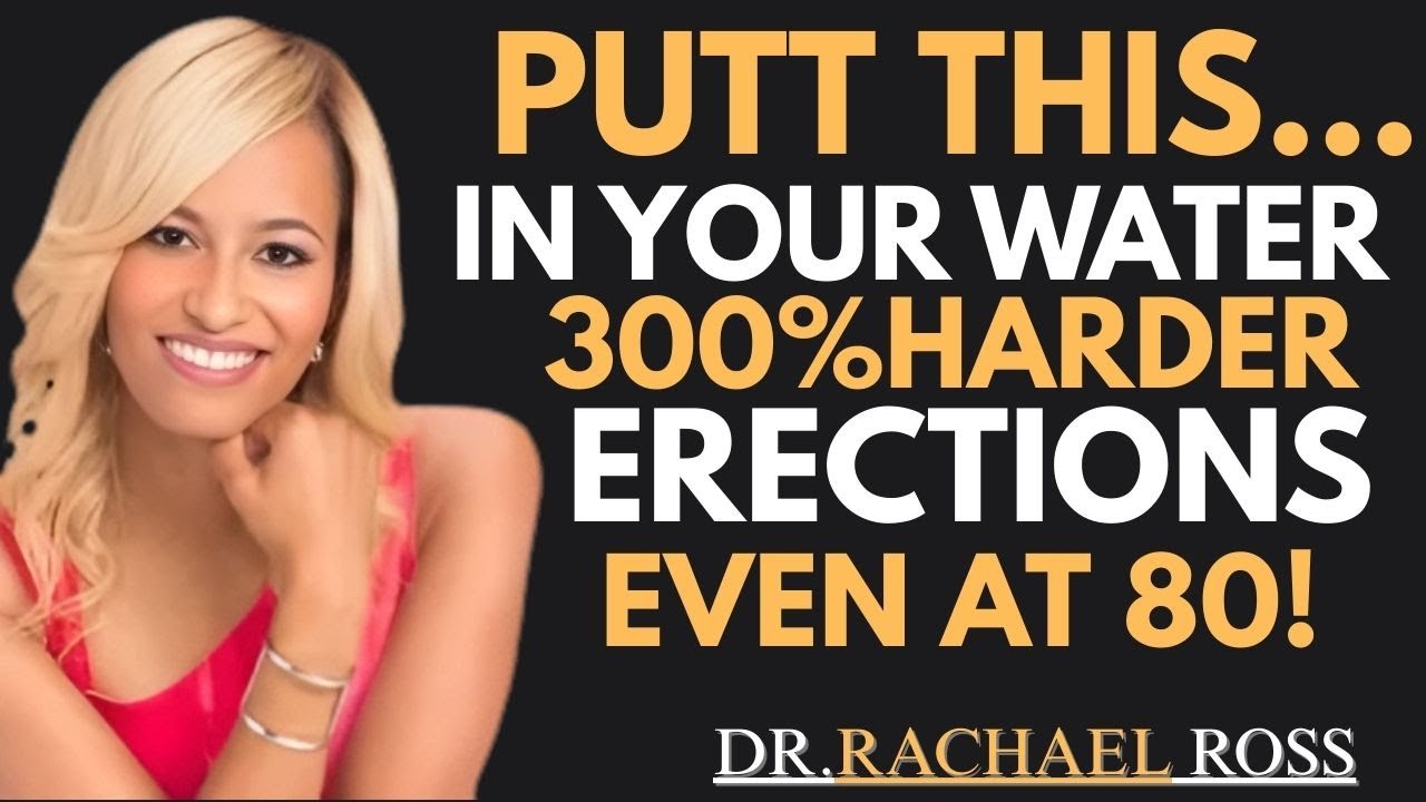 STOP Drinking Plain Water! Add THIS for Max Nitric Oxide and Rock Solid Erections | Dr.Rachael Ross