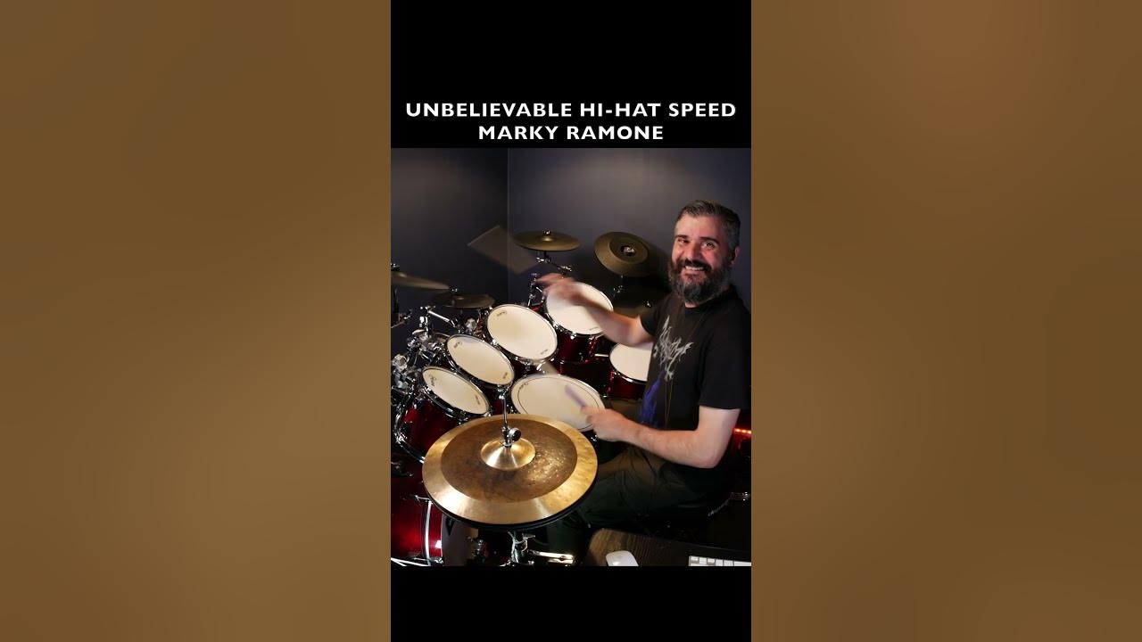 UNBELIEVABLE HI-HAT SPEED - MARKY RAMONE - RAMONES - Loco live - Gimme Gimme Shock Treatment