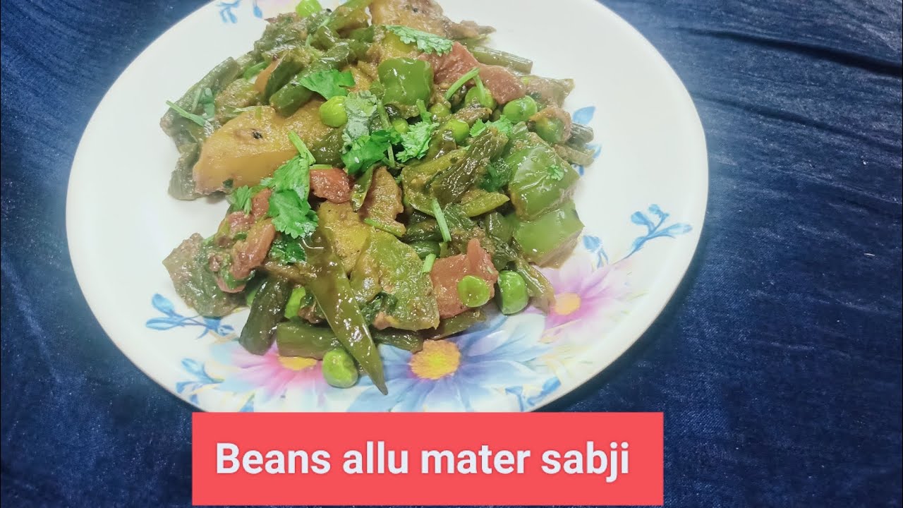 “Beans Aloo Matar Ki Dry Sabzi | Kam Masale, Zabardast Taste”“Beginners Ke Liye Beans Aloo Matar