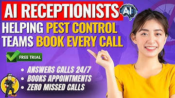 AI Receptionists Helping Pest Control Teams Book Every Call | Boost Revenue Fast #AIReceptionist
