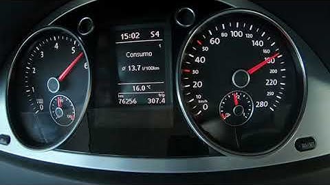 PASSAT CC V6 3.6 0-200 km/h 300HP - Launch Control -Test Autobahn