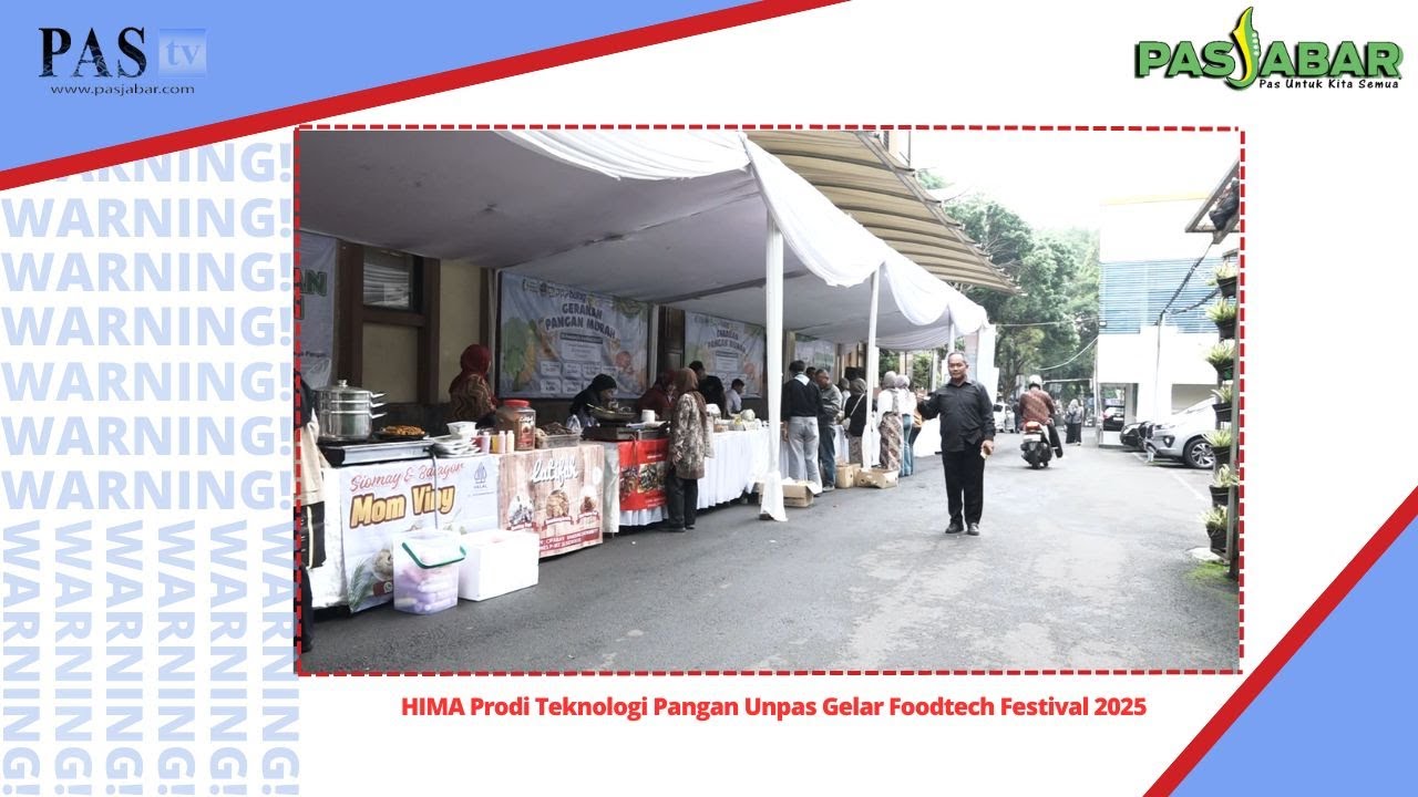 HIMA Prodi Teknologi Pangan Unpas Gelar Foodtech Festival 2025