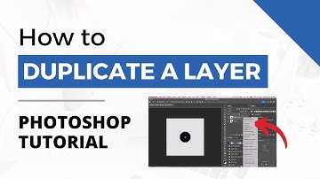 How to Duplicate a Layer in Photoshops - Easy Keyboard Shortcut