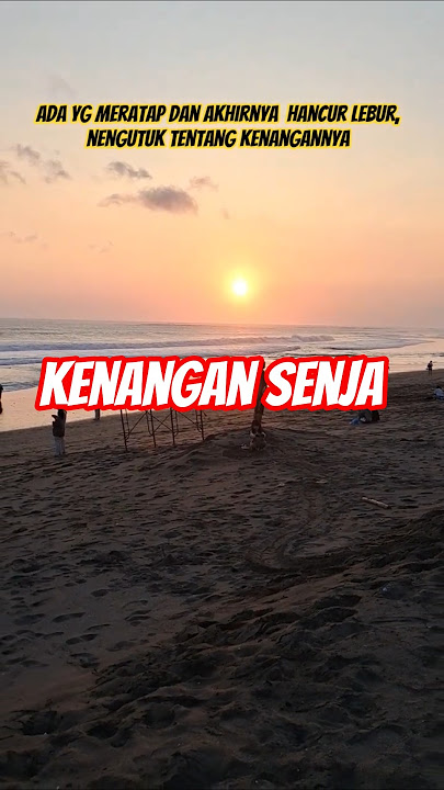 TENTANG SENJA #senja #sunset #pantai #beach #nature #fypシ゚viral