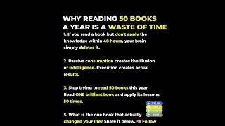 don't waste your time for too much reading. #psychologicalinsights #motivation #psycholgyfacts