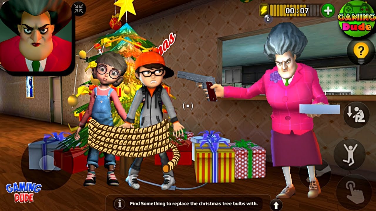 Scary Teacher 3D - Gameplay Walkthrough Part 10 - New Christmas Levels  (iOS, Android) 