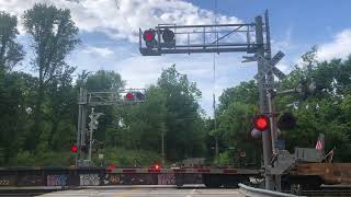 UP WB bare table train in Sherman Mo
