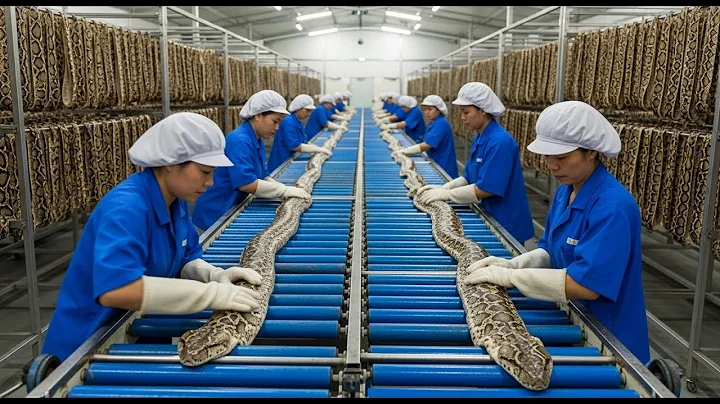 Inside The Snake Leather Factory That Makes $10,000 Jackets | Complete Manufacturing Process