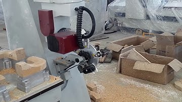 High precision CNC router 5 axis with Auto Tool Changer AKM1212