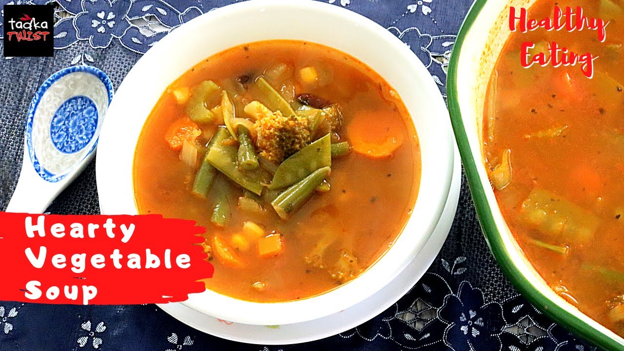 Classic Hearty Vegetable Soup | Harvest Veg Soup | Healthy Eating | By KTT | Kashmiri Tadka Twist