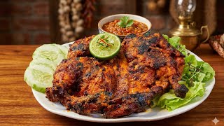 SO TENDER, THE SPICES SOAKED RIGHT IN!! SPICY GRILLED CHICKEN WITH RUJAK SAUCE RECIPE