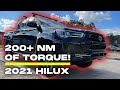 200 nm of torque live dyno tuned unix ecu 2021 hilux iart injectors