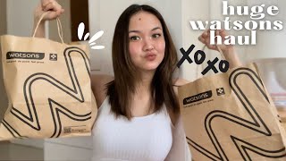 HUGE WATSONS HAUL whitening products, body care, hair care & beauty essentials 2023 💸