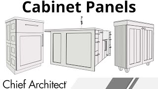 Adding End and Face Panels to Cabinets
