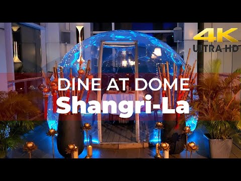 [4K] Dine at Dome, Shangri-La, Bangalore | Best rooftop bubble dome restaurant in Bangalore?