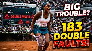 Coco Gauff MELTS DOWN Over Double Faults in Rome… Is Her Career Entering Dangerous Territory?