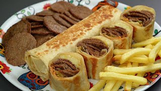 turn half a kilo of minced meat into the best doner shawarma meal  wiith saj bread