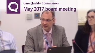 CQC board meeting – May 2017