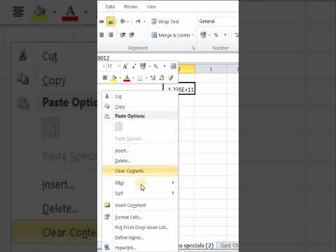 عرض الارقام الكبيرة داخل الخلايا في الاكسيل اكبر من 12 رقم خيارات تنسيق الارقام في الاكسيل 