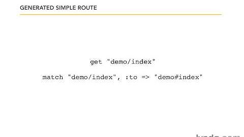 Routes Ruby On Rail 4