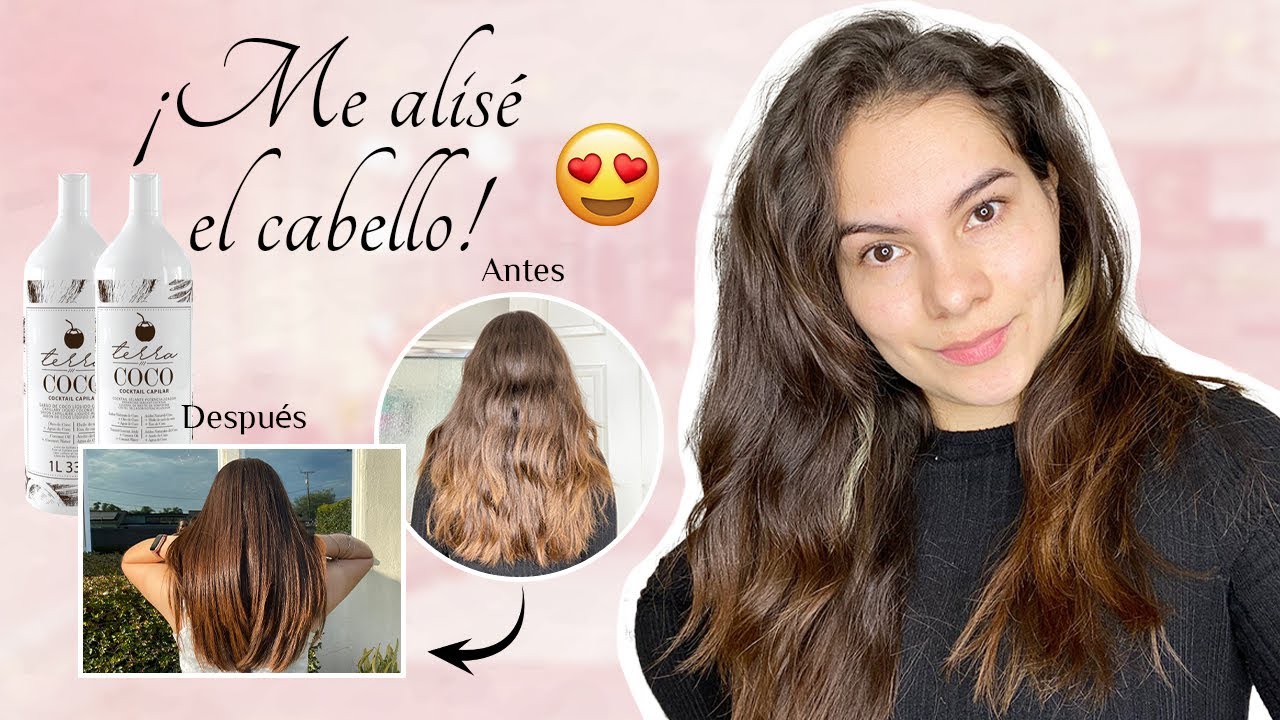 ME HICE UN ALISADO VEGANO Y ASI QUEDO MI CABELLO 😱 /TERRA COCO YBERA PARIS. #alisado #yberaparis -