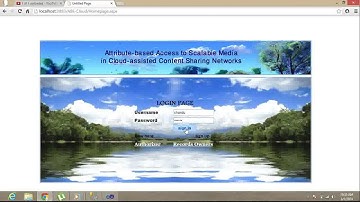 Attribute based Access to Scalable Media in Cloud assisted Content Sharing Networks