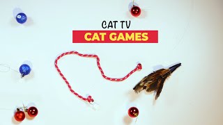 GAME FOR CATS  Cat Toys on Screen  3 HOURS CAT TOYS COMPILATION