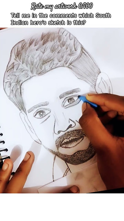 I tried to draw...mahesh babu .....#drawing #maheshbabu #art #sketch #artist #trending #viralvideo