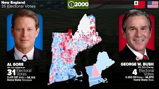 US Presidential Election in New England (1928 - 2024) US Presidential Election in New England (1928 - 2024)