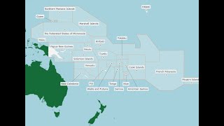 Oceania: Island Countries & Territories - Seterra Quiz @geographyodyssey