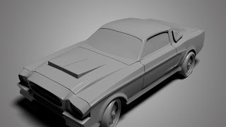 Modeling Gt 500 3ds max beginner tutorial final part