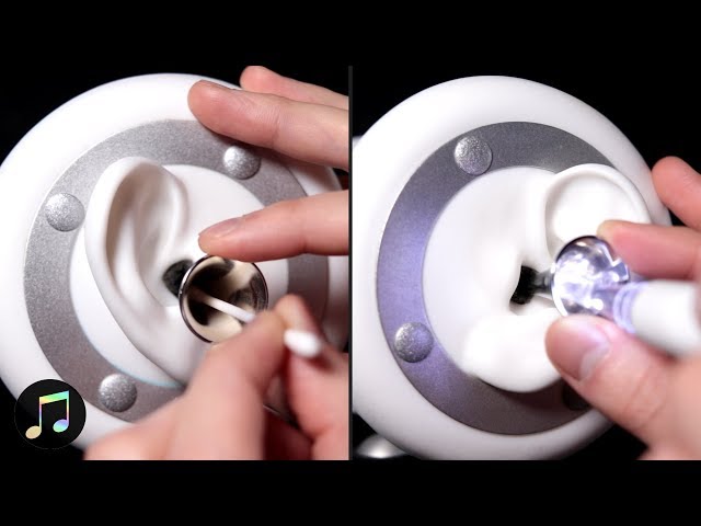 ASMR 耳鼻科風な耳穴を綺麗にする耳かき | No Talking
