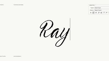 TT Berlinerins Script typeface and its Contextual Alternates / Hidden Gems