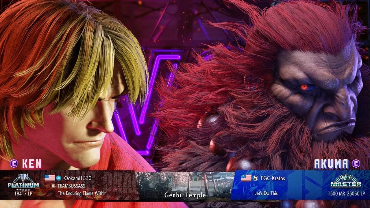 Ookami1330 (Ken) Vs FGC-Kratos (Akuma)