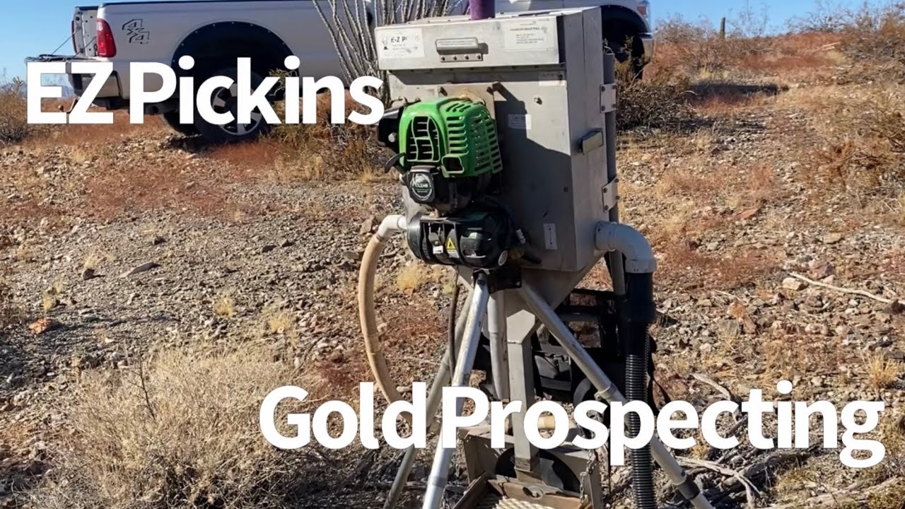 Check This Out! EZ Pickins - Drywasher - Vac PAC Combo. Gold Prospecting Equipment. Working Antique?