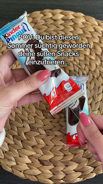 Kinder Pinguin Eis 🐧🍦