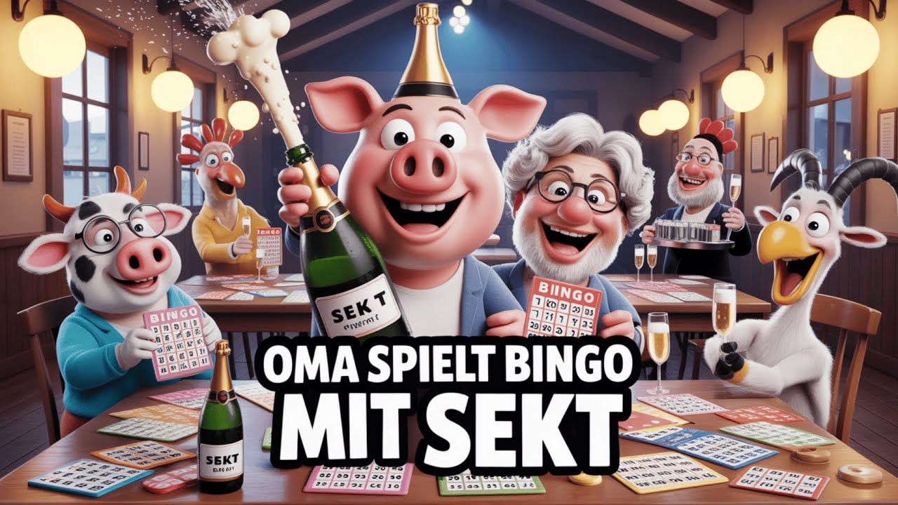 Oma spielt Bingo mit Sekt – Witziger Partygauner-Hit für Ballermann & Feierlaune