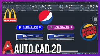 REDISENANDO UN AVISO COMERCIAL EN AUTO CAD 2D