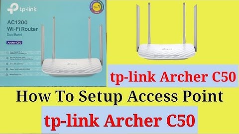 tp-link Archer C50 Access Point Setup | How To Configure Access Point Tp-link | #accesspointsetup