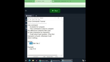 cmp command in Linux Tamil | Compare Files in Linux #shorts