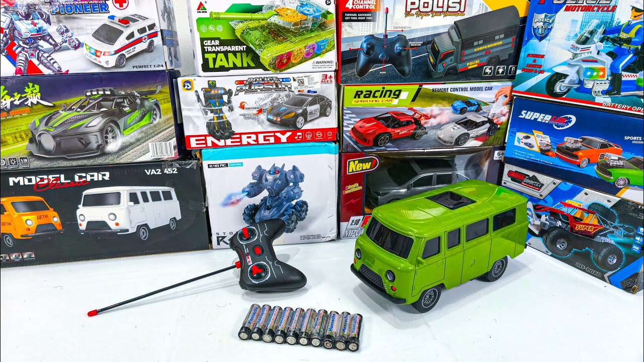 Unboxing Police Car Persuit, Rc Classic Car 