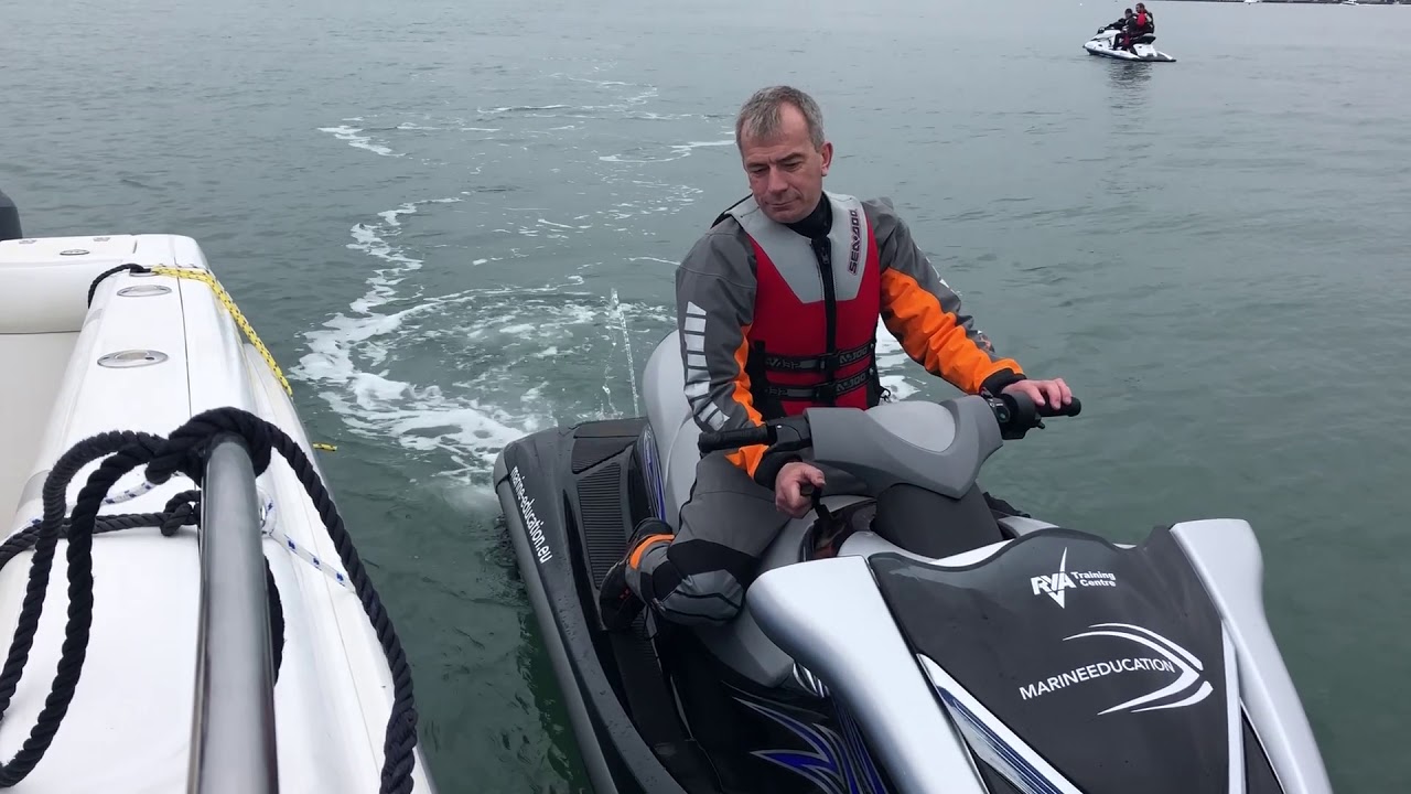 Coming alongside on a Jetski using manual reverse YouTube