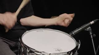 The Dunnett Classic Model 2N Aluminum snare drum.