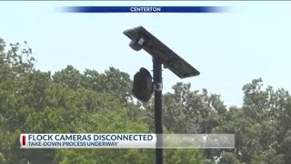 Flock camera removal process underway in Centerton