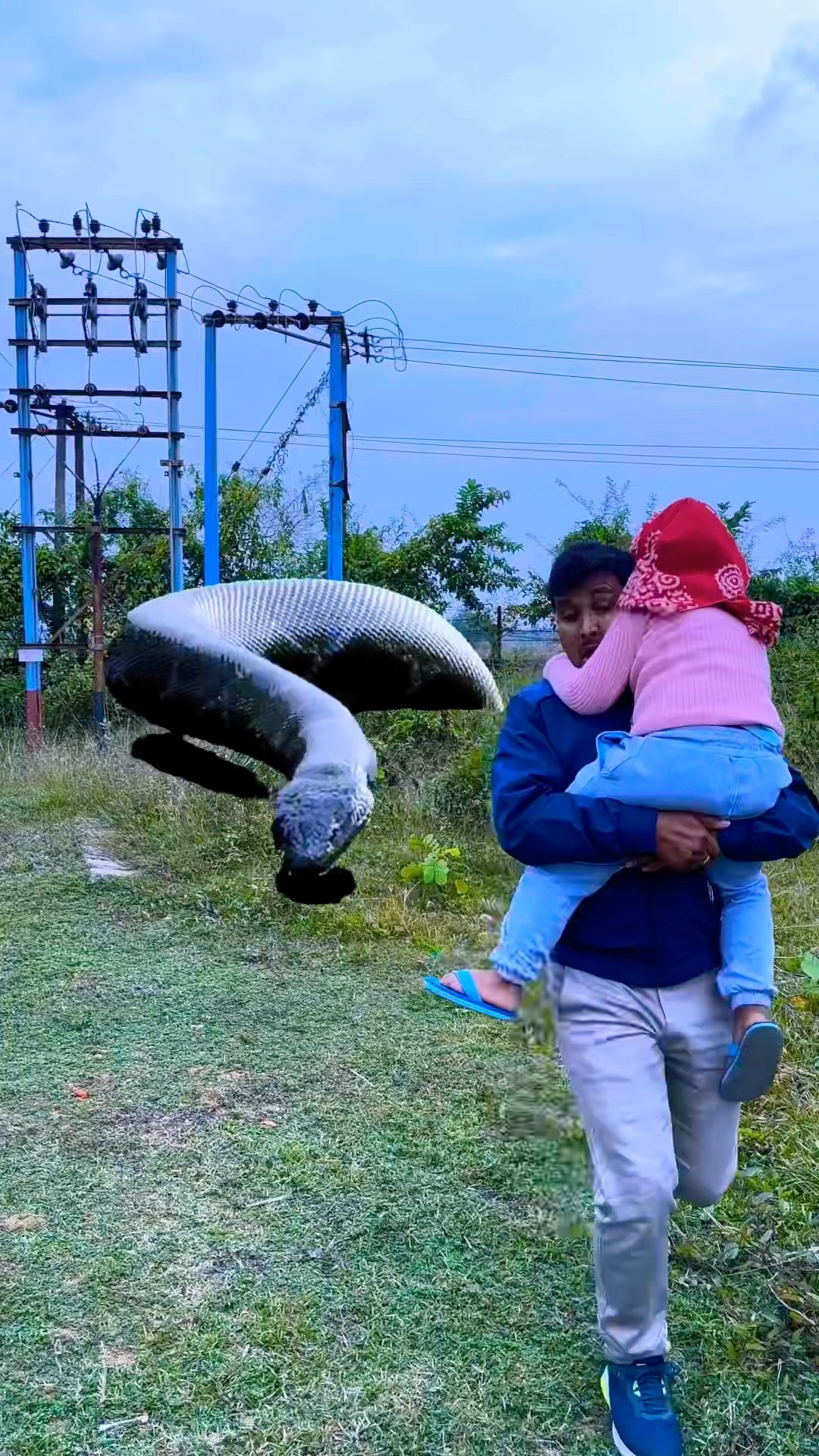 Misti Or Papa Ke Piche Pda Snake ??#mistihappylifestyle #shorts #viral #trending #shortvideo