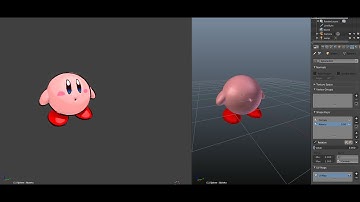 Kirby on Blender!