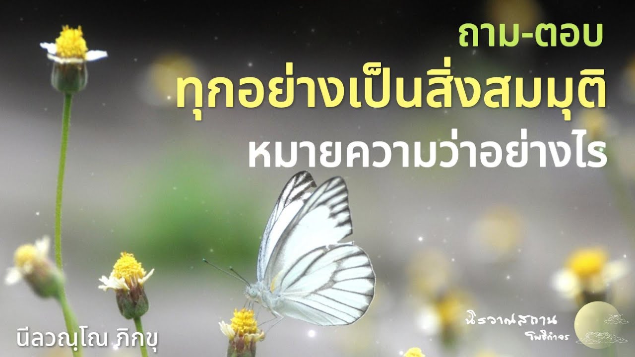 ถาม-ตอบ : ทุกอย่างเป็นสิ่งสมมุติ หมายความว่าอย่างไร? | พระอาจารย์ปัญญา นีลวณฺโณ